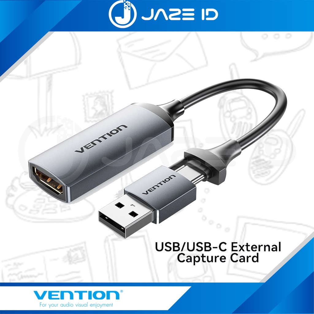 Vention HDMI Video Capture Card USB to HDMI Game Capture for Streaming