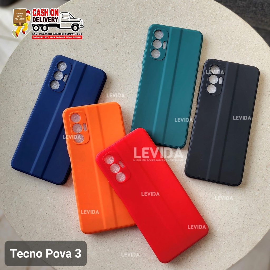 Case Tecno Pova 3 Tecno Spark 7 Tecno Spark 7 NFC Macaron Square / Case Square Edge Tecno Pova 3 Tec
