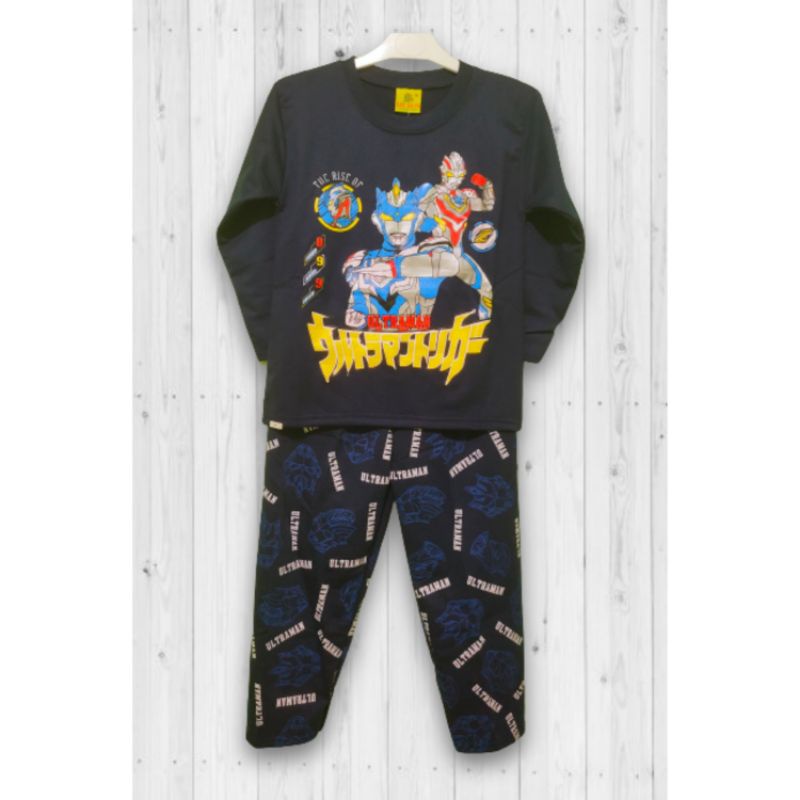 ULTRAMAN | 4, 5, 6 Tahun | Size 10, 12, 14 | Baju Tidur Anak Laki Laki Setelan Cowok