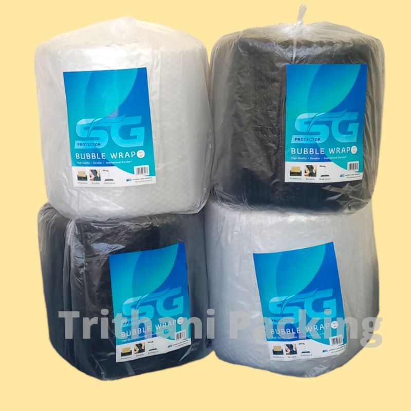 

Bubble Wrap Hitam / Bening 30 cm x 25 m Plastik Bubble Wrap Bandung Murah Ekonomis TOP