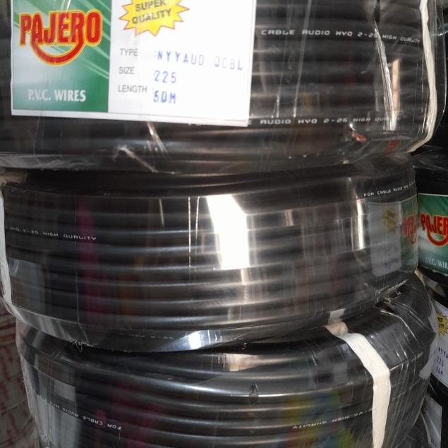 Kabel Serabut 2x2,5x50m Pajero - Pajero hitam