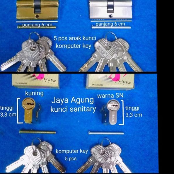 Silinder Kunci Computer Soligen 60mm