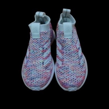 Adidas Kids RapidaRun Laceless Knit GS Cloud White Grey - US12K