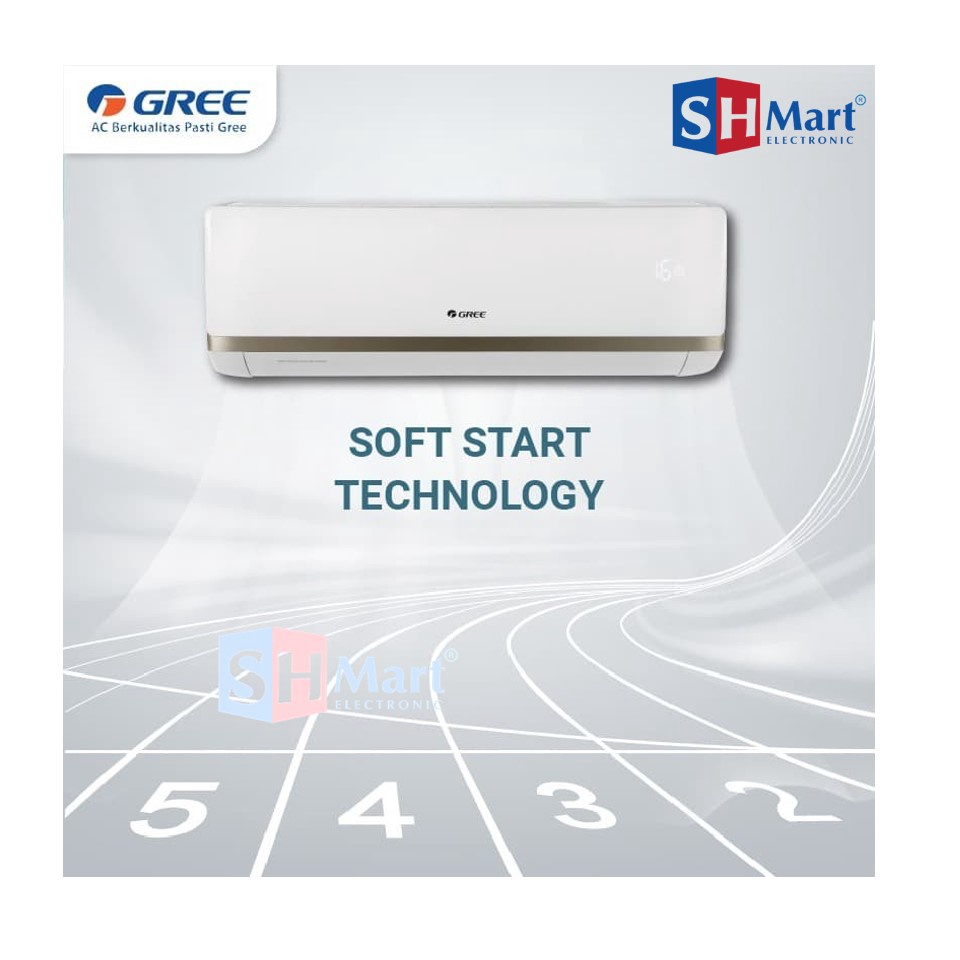 AC GREE COMBO SPLIT INVERTER 1/2 PK + 3/4 PK GWC0507CS GARANSI RESMI (MEDAN)