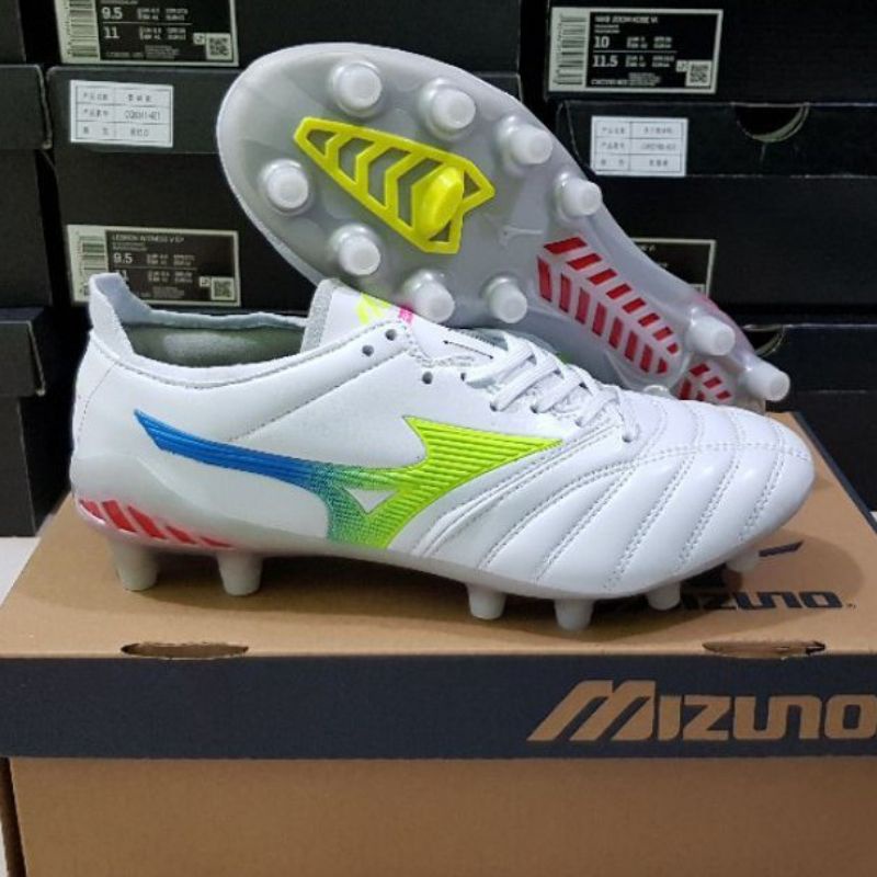 SEPATU BOLA MIZUNO NEO3 WHITE MULTICOLOR-SEPATU BOLA MIZUNO-SOCCER