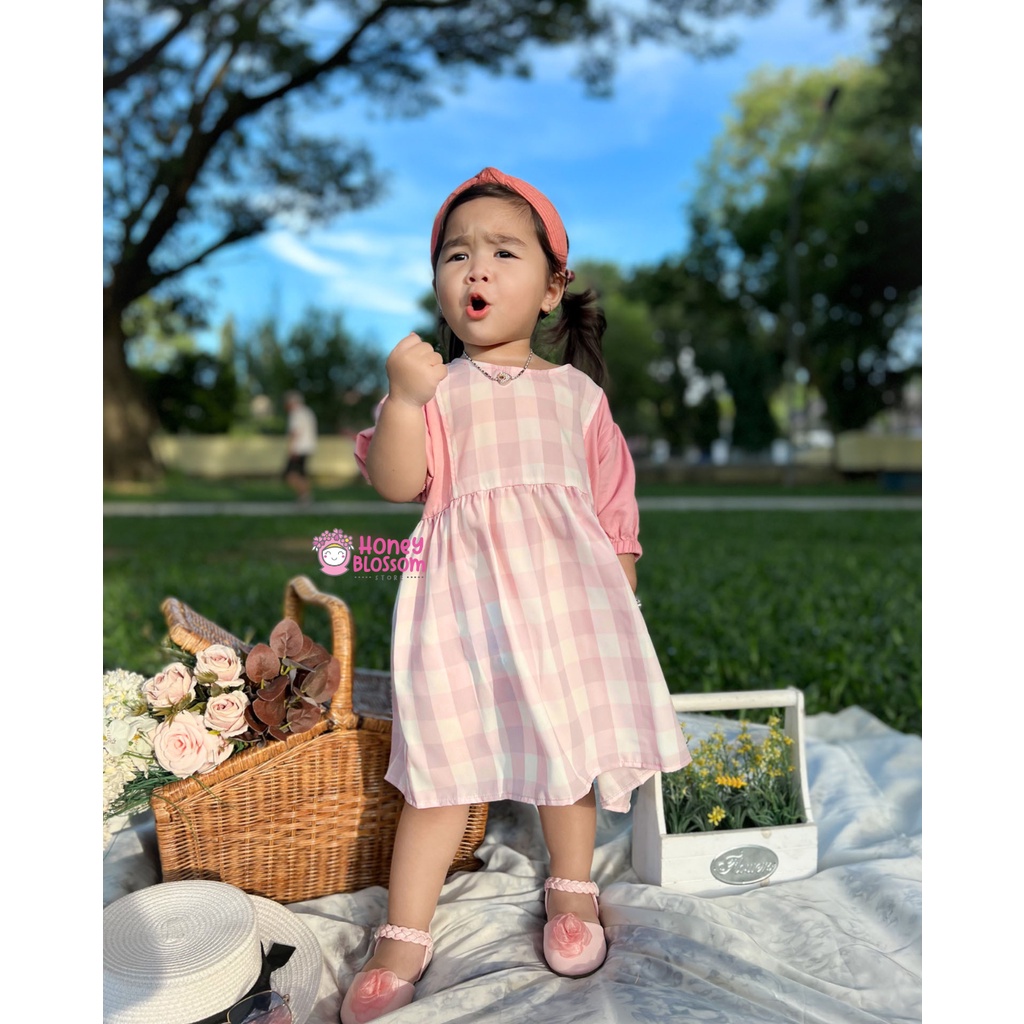 HoneyBlossom dress bayi / dress bayi perempuan / dress lily 6 12 bulan