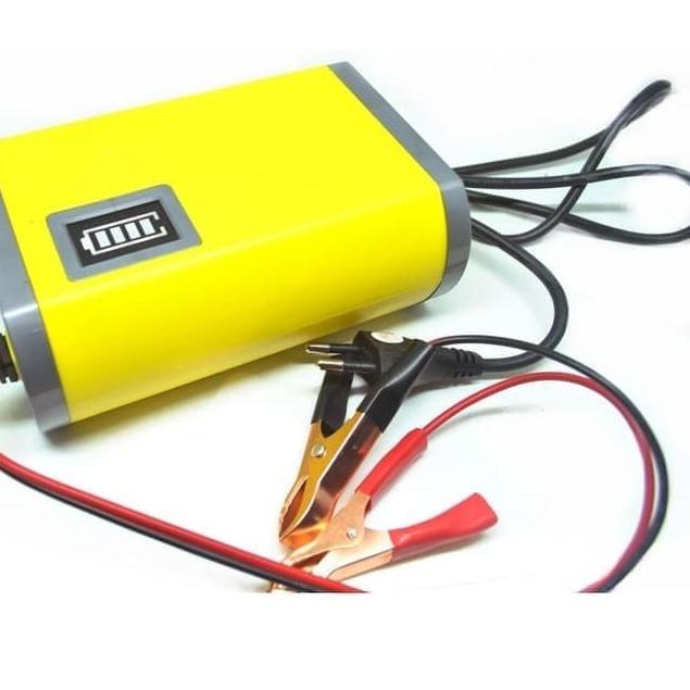 Charger aki / Cas aki motor mobil 6A / charger aki sunpro 12v6a
