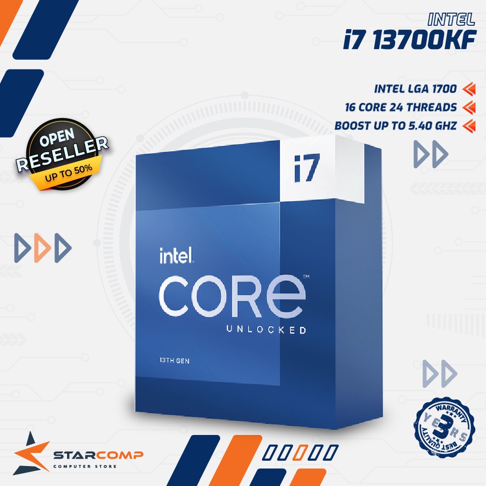 Intel Core i7 13700KF 4.20GHz 16 Core 24 Threads Processor 13700 KF