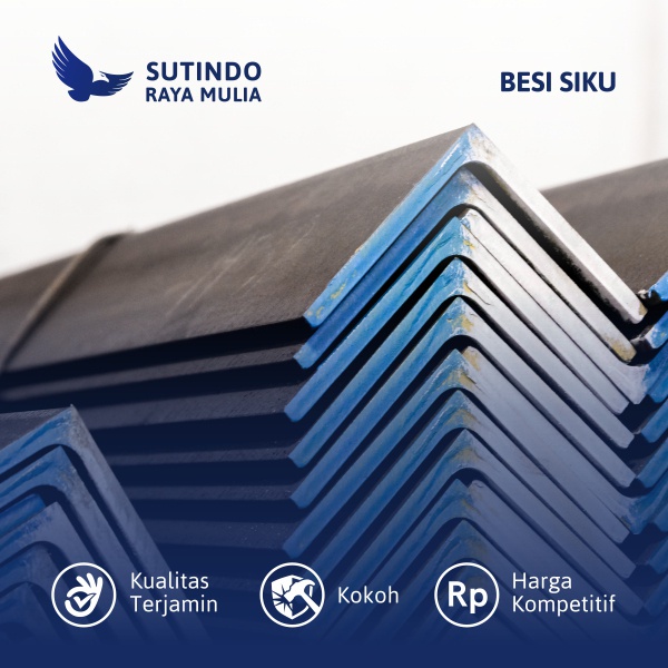Siku Besi 40 x 40 MM x 4 MM x 6 Meter IBB