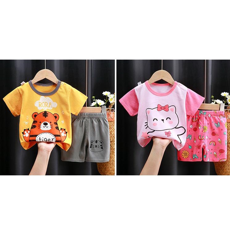 1234OS - SETELAN ANAK / BAJU BAYI / BAJU ANAK BAJU TIDUR TOKO1234. BAYI MOTIF IMPORT / BAJU PIYAMA ANAK LENGAN PENDEK 0-3 TAHUN / STELAN BAJU.