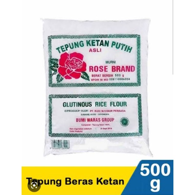 

TEPUNG KETAN PUTIH ROSE BRAND 500 GRAM MURAH