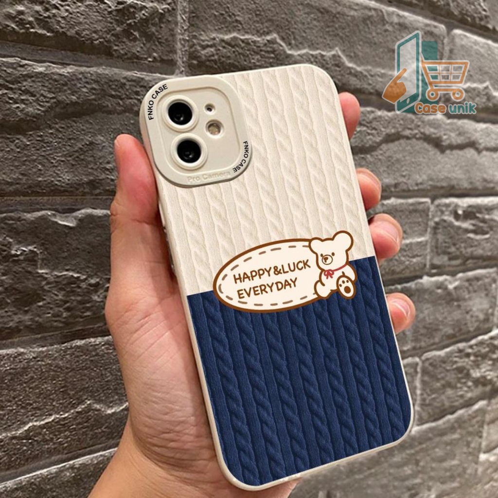 SS115 SOFTCASE MOTIF KARTUN BERUANG IPHONE 6 6S 6+ 7 8 7+ 8+ X XR XS MAX 11 12 13 PRO MAX CS4878