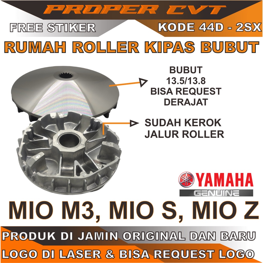 ID RUMAH ROLLER MIO M3 KIPAS MIO M3 CUSTOM RACING RUMAH ROLLER CUSTOM PULLY PULLEY CUSTOM MIO M3 MIO