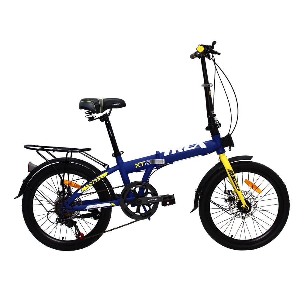 Sepeda Lipat Folding Bike 20 Trex XT-8 Disc Brake 7 Speed Shimano sepeda lipat murah