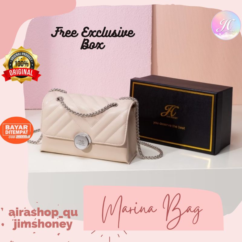 JIMS HONEY MARINA BAG Tas Slempang Modis Rantai