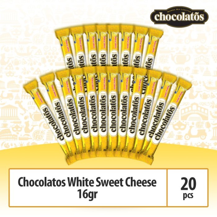 

T0P CHOCOLATOS WHITE SWEET CHEESE - WAFER ROLL NICE