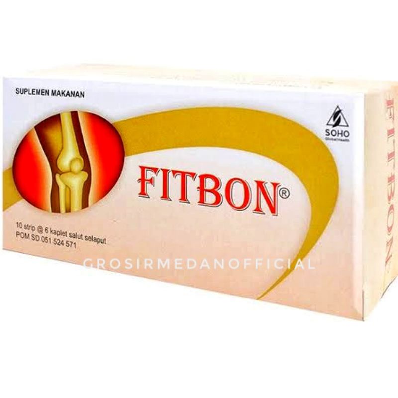 FITBON strip SUPLEMEN TULANG DAN SENDI - MEMELIHARA KESEHATAN - BAIK UNTUK PENDERITA OSTEOARTHRITIS