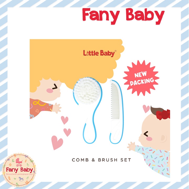 LITTLE BABY COMB AND BRUSH SET