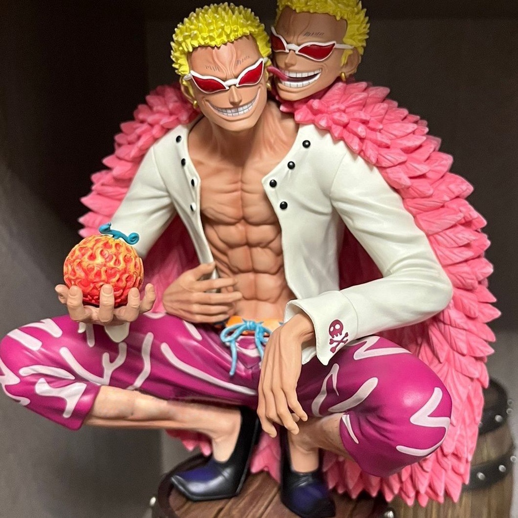 Mainan Action Figure Anime One Piece Donquixote Doflamingo Oka Shichibukai Bahan Pvc Ukuran 16cm Untuk Mobil