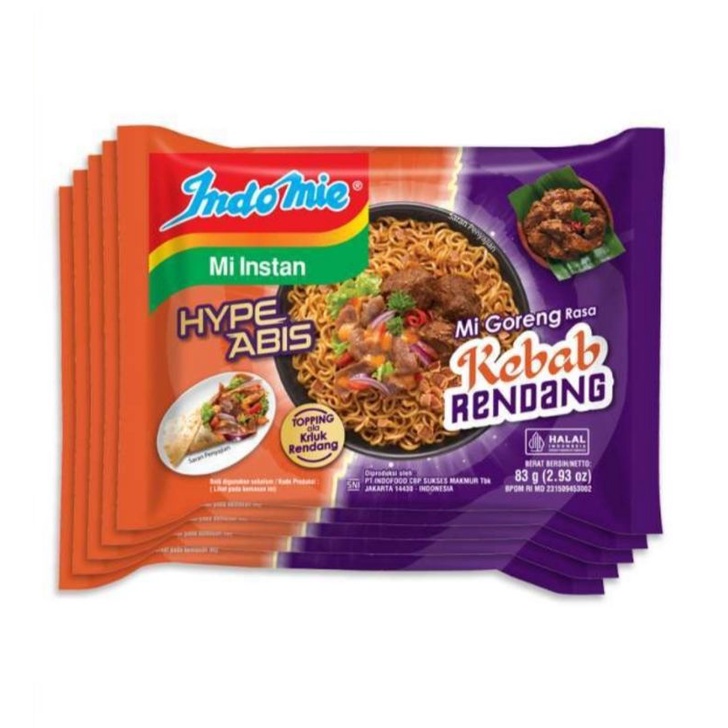 

INDOMIE KEBAB RENDANG 5 PCS