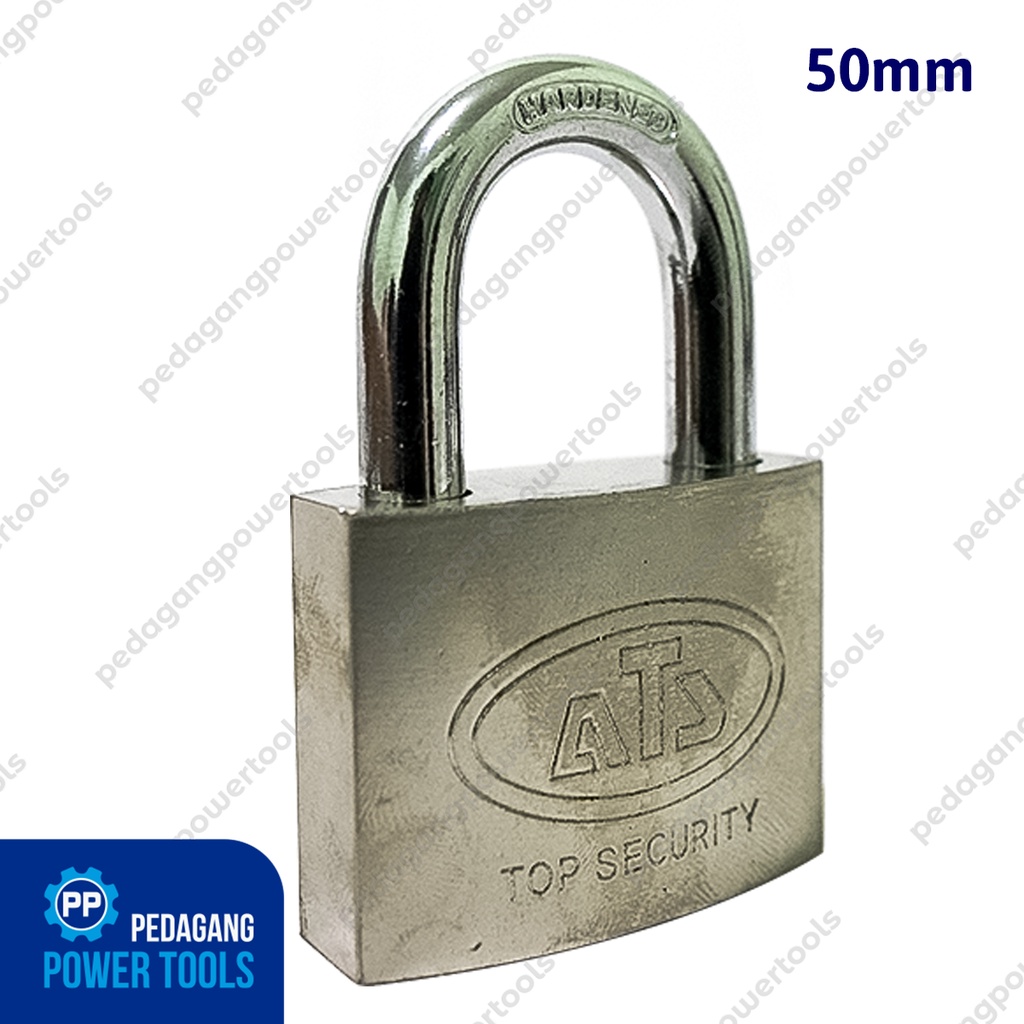 ATS GEMBOK BESI 50 MM SHORT PADLOCK KUNCI PAGAR RUMAH LEHER PENDEK