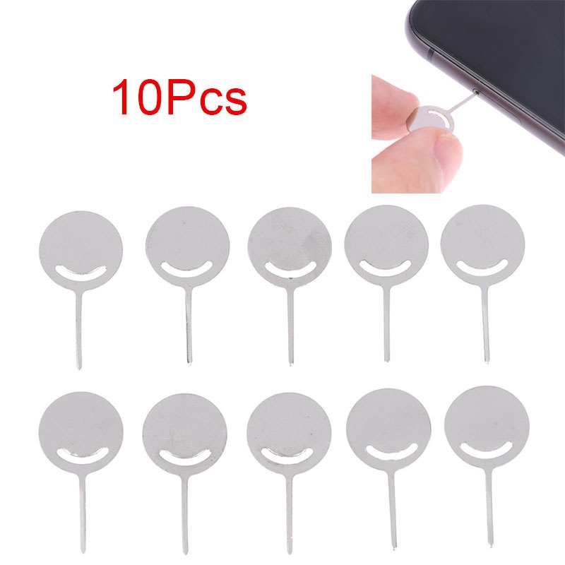 10pcs Jarum Pin Pembuka Memory Card Handphone