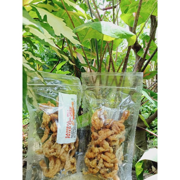 

camilan usus crispy original pedas home made