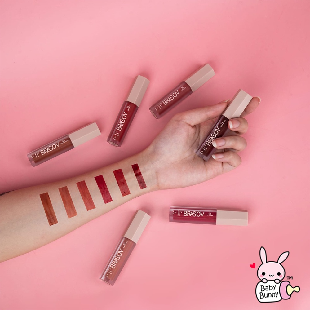 ❤ BELIA ❤ BRASOV Lip Cream Velvet 4gr | Lip Velvet | Lip Cream Korea | BPOM