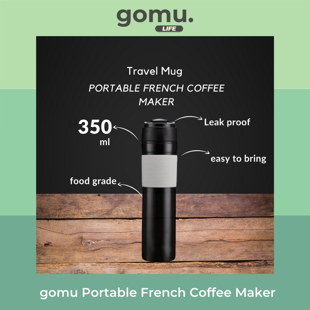 French Press Portable - French Press Coffee Maker Pot - Pembuat Kopi Portable - Coffee Press - Coffe