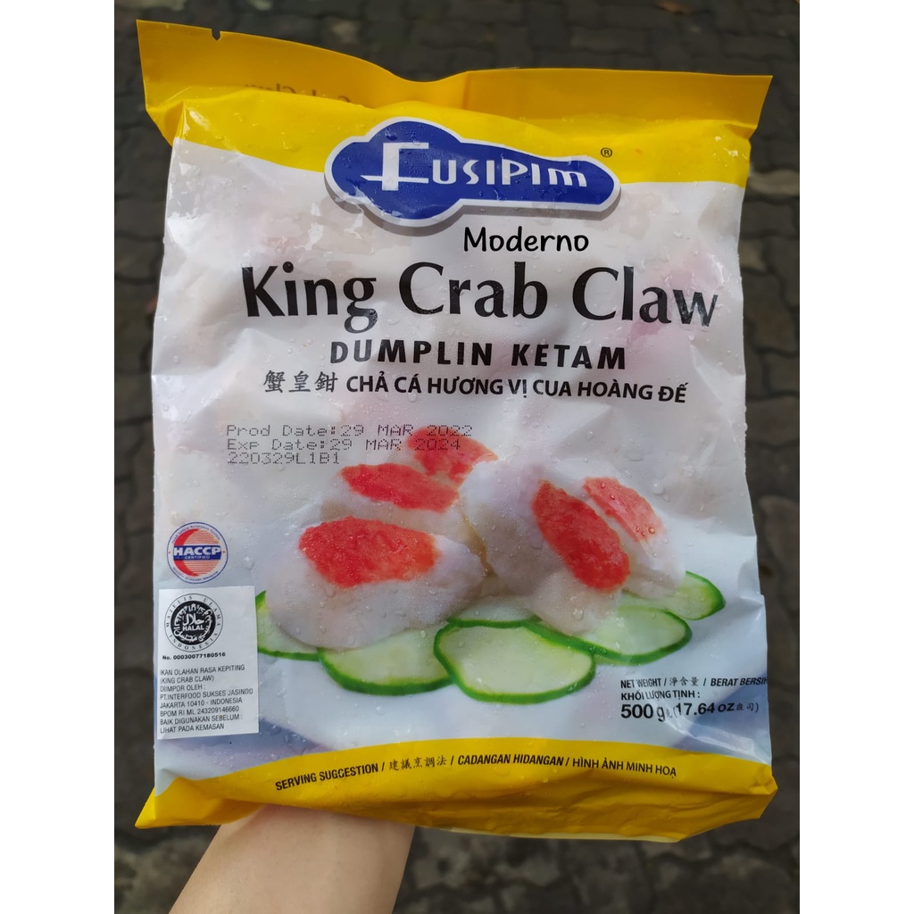 Fusipim King crab claw 500 Gr