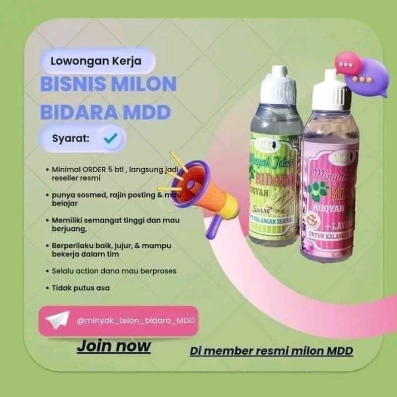 MINYAK TELON BIDARA RUQYAH 60ml