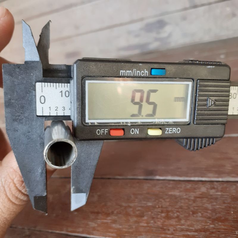 pipa stainless 3/8 inci 201 pipa sedotan pipa selang setainless tebal 0,8 od 9,5 mm pipa serombong k