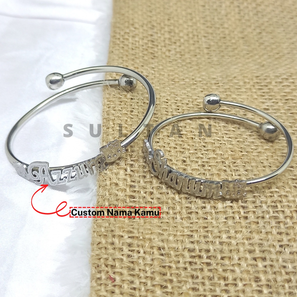 SULTAN - Gelang Anti Step Gelang Pereda Demam Custom Nama Anak &amp; Dewasa | Health Bracelet Custom Name