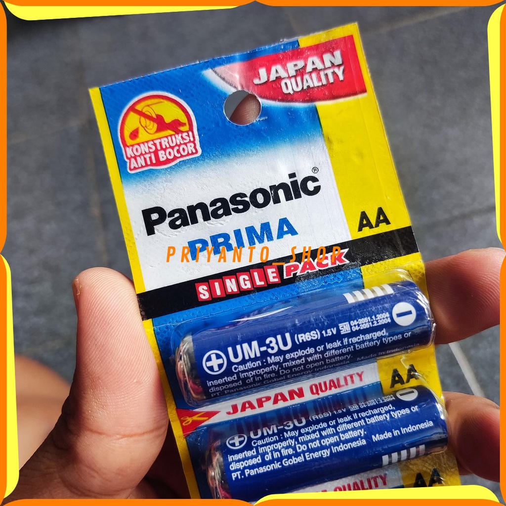 Batu Battery Batrei A2 AA 1.5v Jam Dinding Remot mainan Ori PRIMA