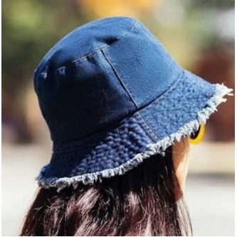 COD Topi Bucket Rumbai Wanita // Topi Bucket Rawis Levis // Topi Bucket Rumbai Wanita  Trend Unisex