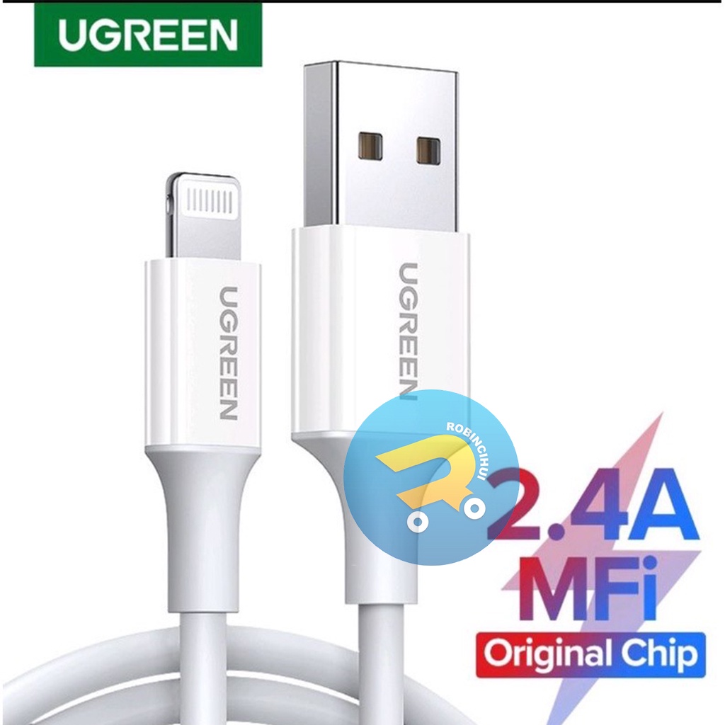 CHARGER IPHONE UGREEN USB to LIGHTNING - KABEL IPHONE - KABEL DATA IPHONE - IPHONE - CAS IPHONE - KABEL CHARGER IPHONE - KABEL CASAN IPHONE - KABEL LIGHTNING IPHONE - LIGHTNING IPHONE - KABEL CAS IPHONE - CHARGE IPHONE - KABEL CHARGE IPHONE - CASAN IPHONE