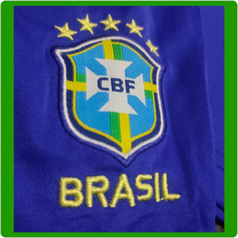 Setelan Bola Anak Brasil / Jersey Piala Dunia Brasil Anak / Kaos Bola Import Junior / Jersey Brazil Junior / Baju Bola Brazil / Sport Collection Jakarta