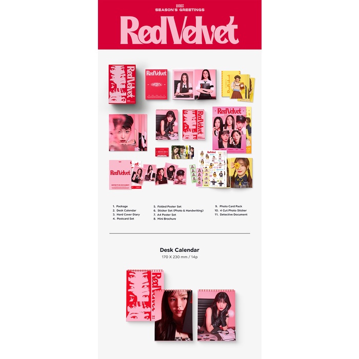 (Music Korea POB) Red Velvet - 2023 Season's Greetings (online POB)