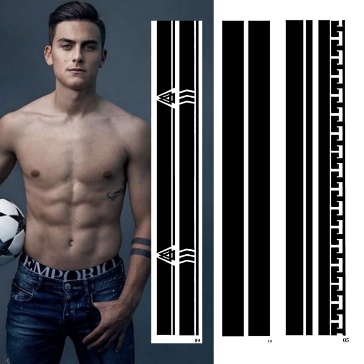 TATOMANIA-Stiker tato temporer semi permanen tahan lama anti air Seri ArmBand