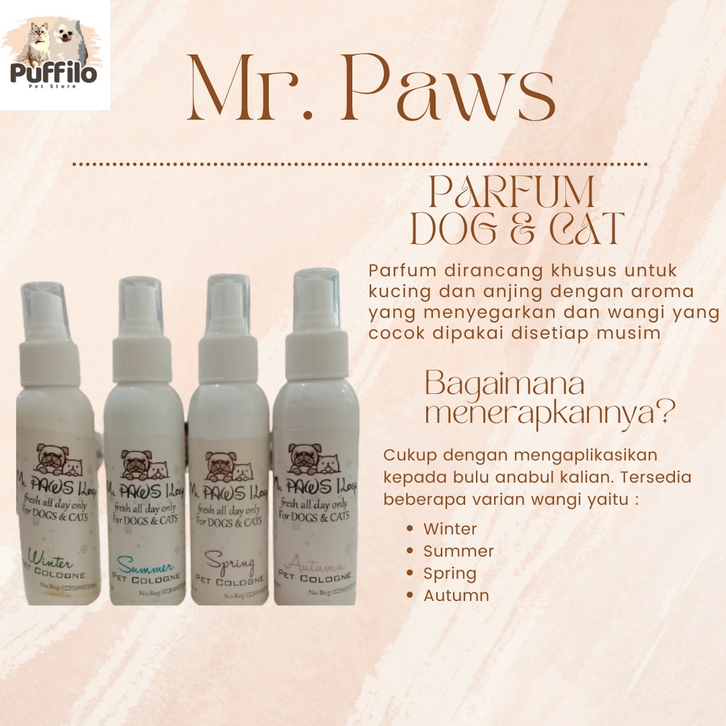 Parfum Hewan MR PAWS 100ML