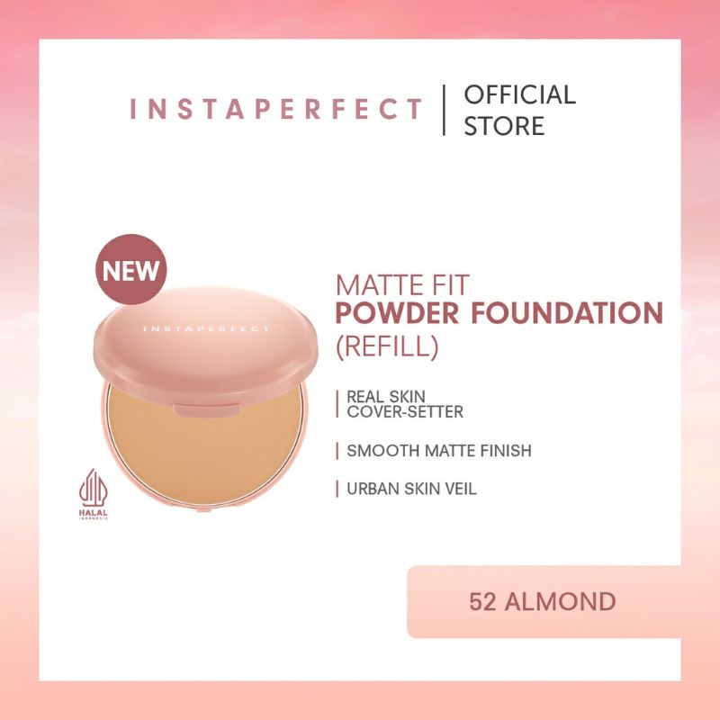 ☃️Cutezz_Ching1☃️Wardah Instaperfect Matte Fit Powder Foundation Refill