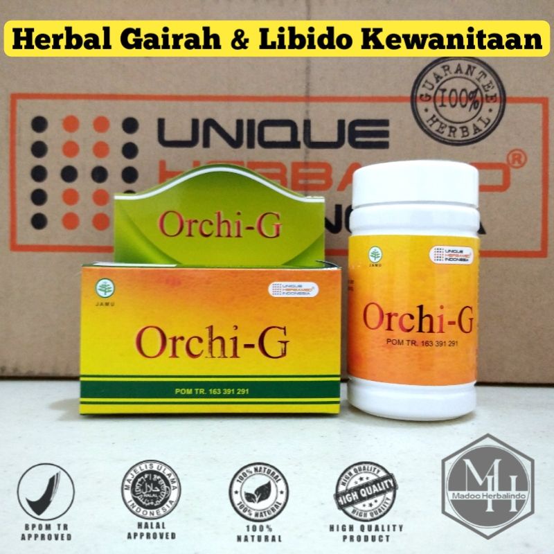 Orchi G Herbamed Suplemen Herbal Libido Gairah Kewanitaan 50 Kapsul