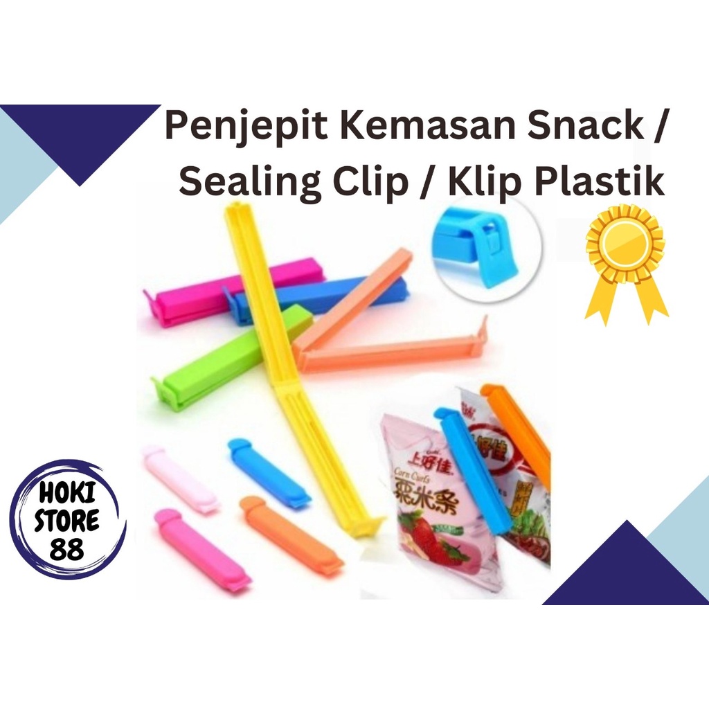 Jual Penjepit Kemasan Snack / Sealing Clip / Klip Plastik | Shopee ...