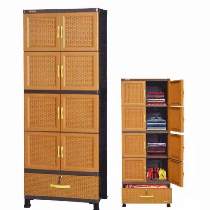 

Lemari Plastik Napoly stock ready