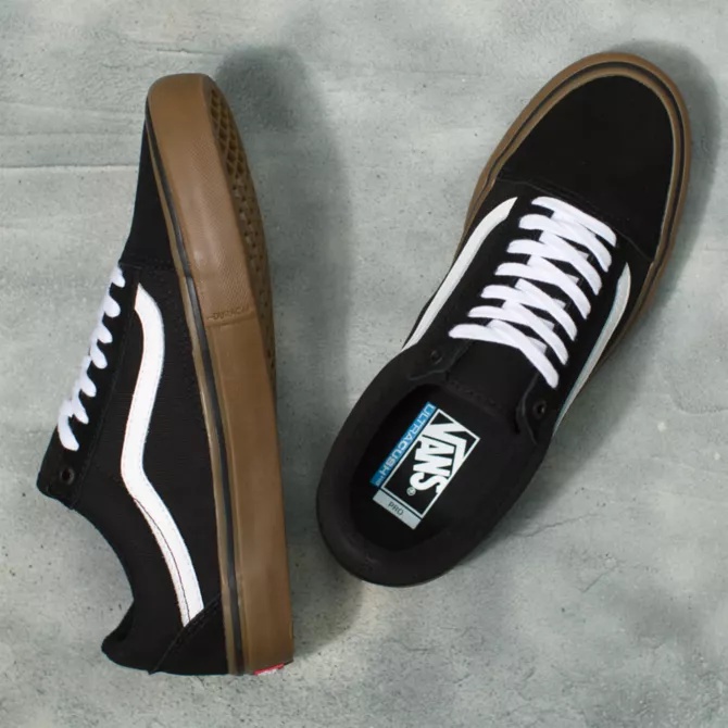 Jual Sepatu Vans Oldskool Black Gum Hitam Karet Waffle ICC Sneakers ...