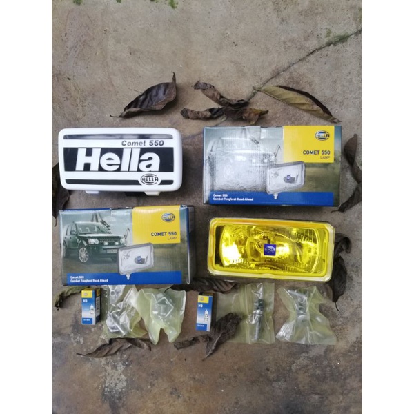 LAMPU TEMBAK - LAMPU SOROT - FOGLAMP HELLA KOMET 550 KUNING