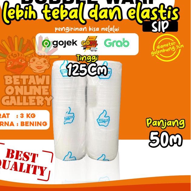

Bubble Wrap Murah SIP - Putih, 3 KG