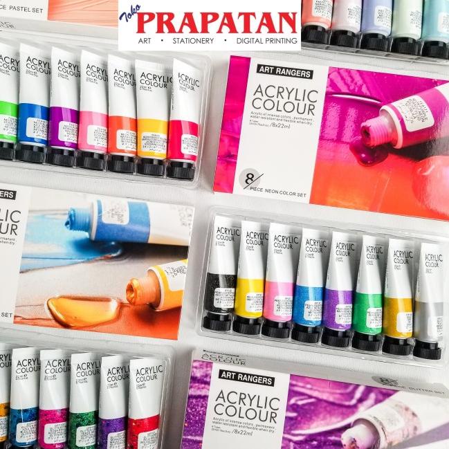 Cat akrilik / Art Rangers Acrylic Colour pastel set 8 colors 22 ml