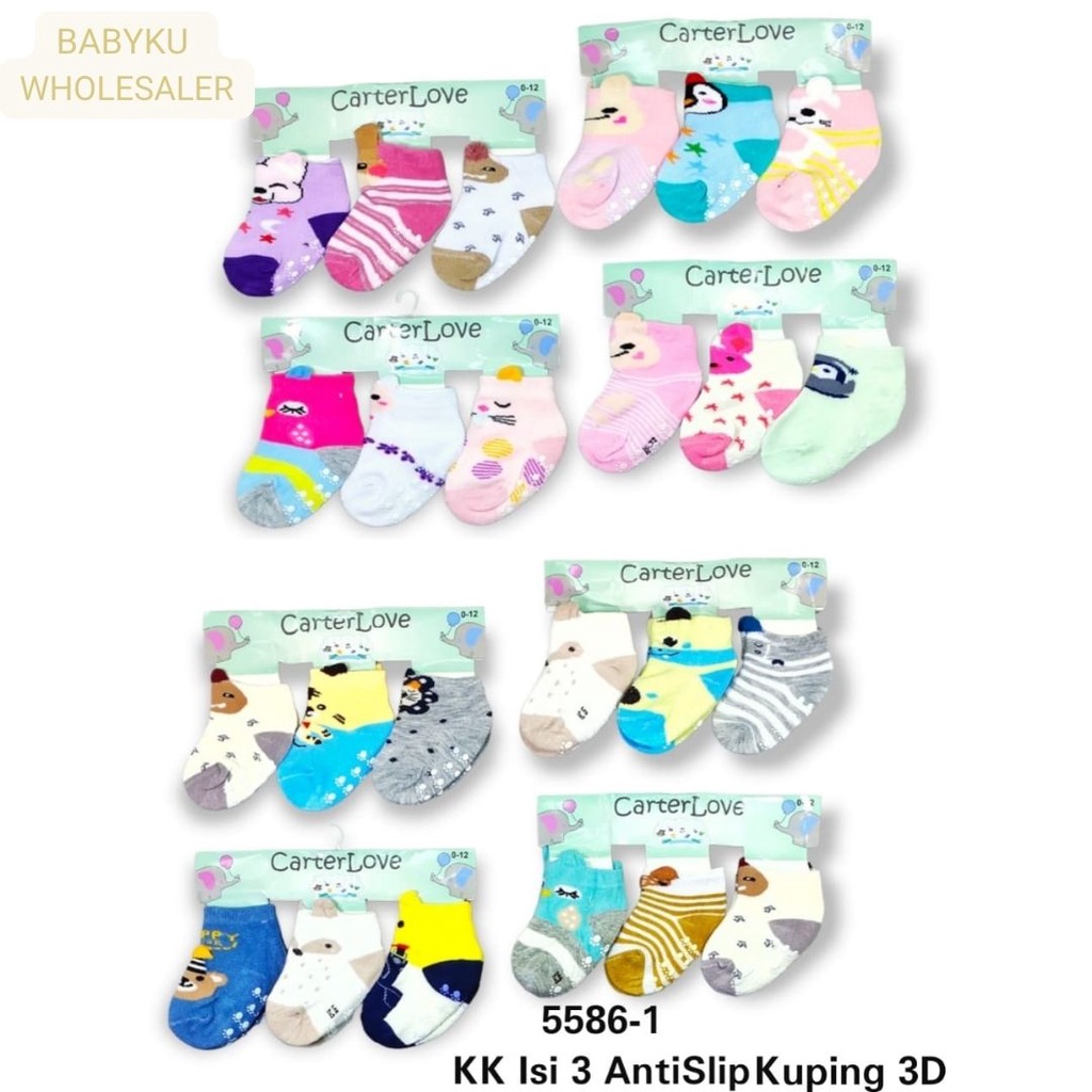 Kaos kaki bayi 3in1 winteku baby kingdom