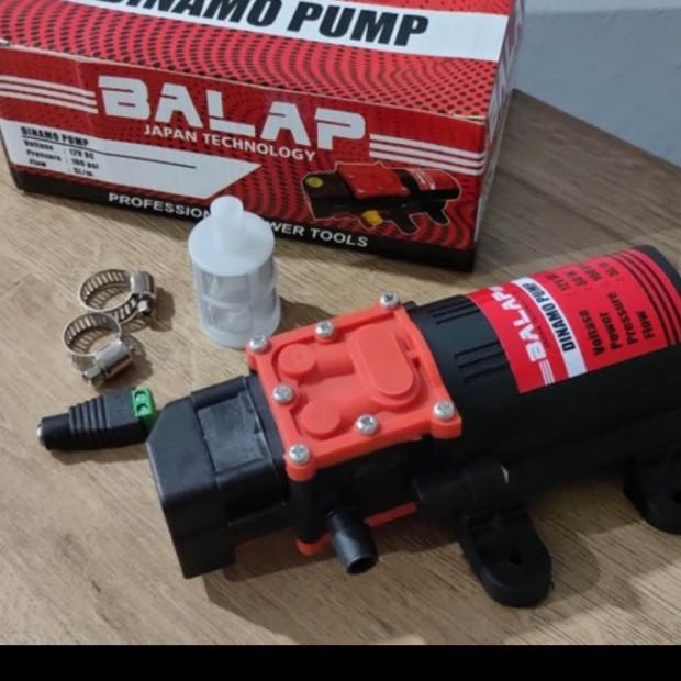 Pompa Pendorong Shower Otomatis DC 12 Volt + Bonus